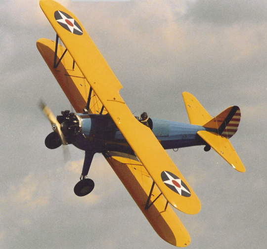 Boeing PT17 Stearman similar to the one lost in 1946
