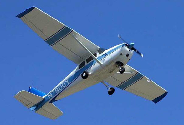 A Cessna 172 similar to the missing plane