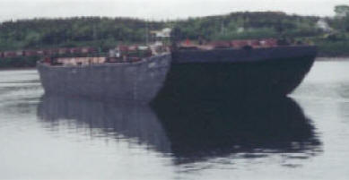 A deck barge
